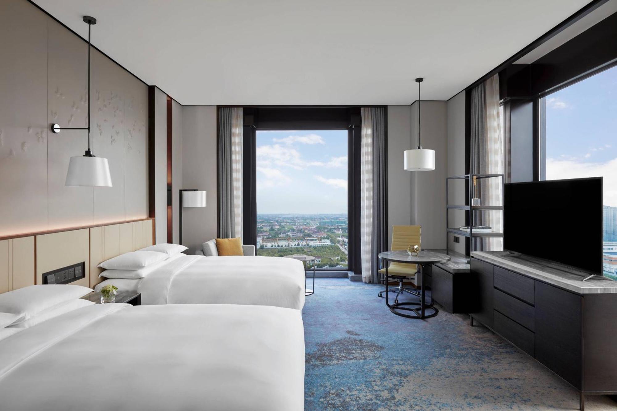 Shanghai Marriott Hotel Pudong South Nanhui Zewnętrze zdjęcie