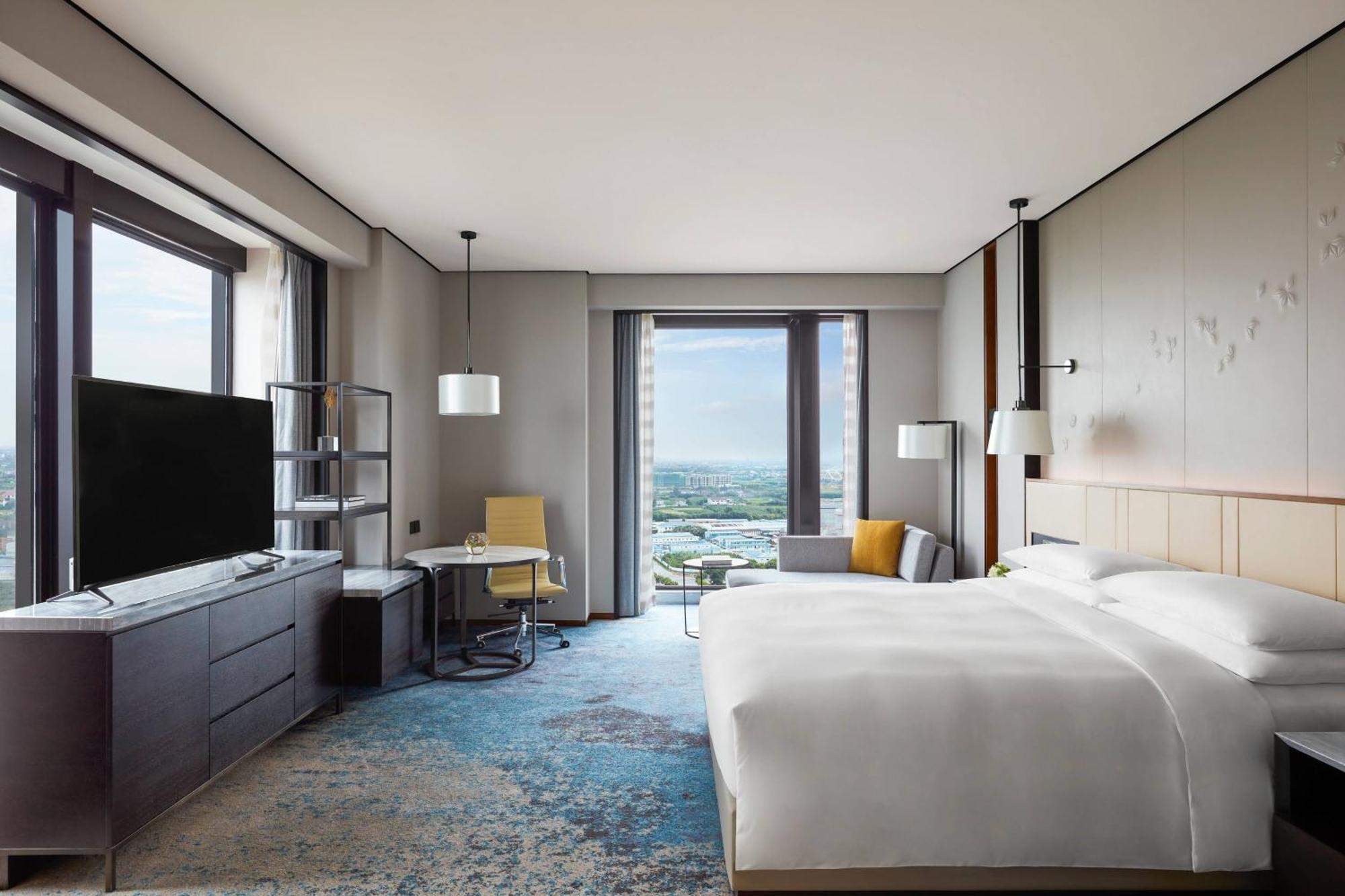 Shanghai Marriott Hotel Pudong South Nanhui Zewnętrze zdjęcie